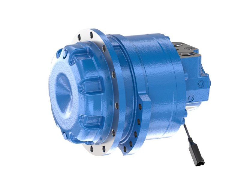 The new MCR8T radial piston motor from Rexroth is the most advanced track motor yet